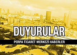Perpa Ticaret Merkezi Duyurular