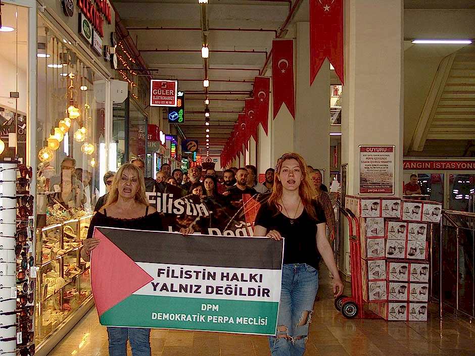 Perpa'da Filistin Yalnız Değildir Yürüyüşü