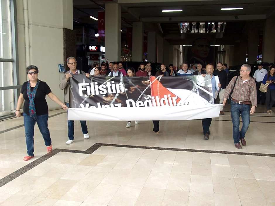 Perpa'da Filistin Yalnız Değildir Yürüyüşü