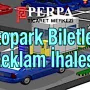 Perpa otopark biletleri reklam ihalesi