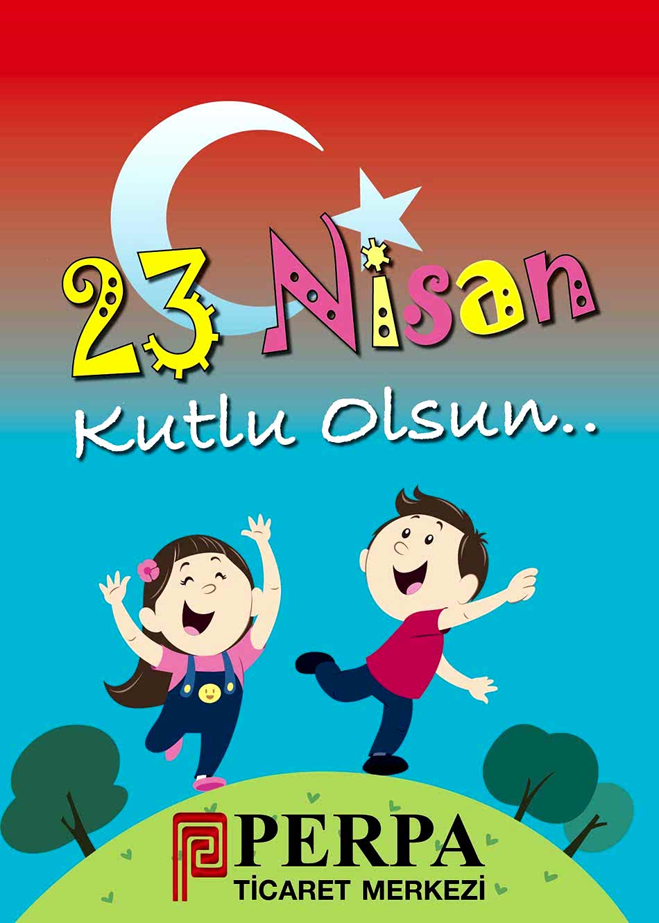 Ulusal Egemenlik ve Çocuk Bayramı Perpa Afişleri