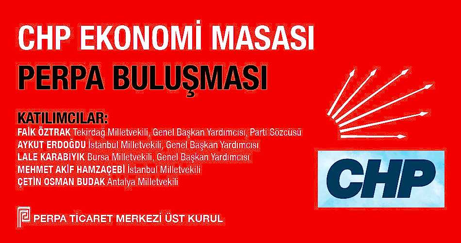 CHP Ekonomi Masası Perpa Buluşması