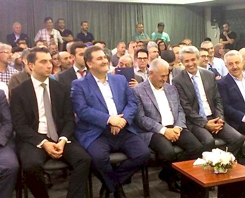 Binali Yıldırım Perpa'yı Ziyaret Etti