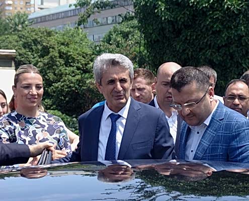 Aydın Kumru Celal Adan'ı Uğurluyor