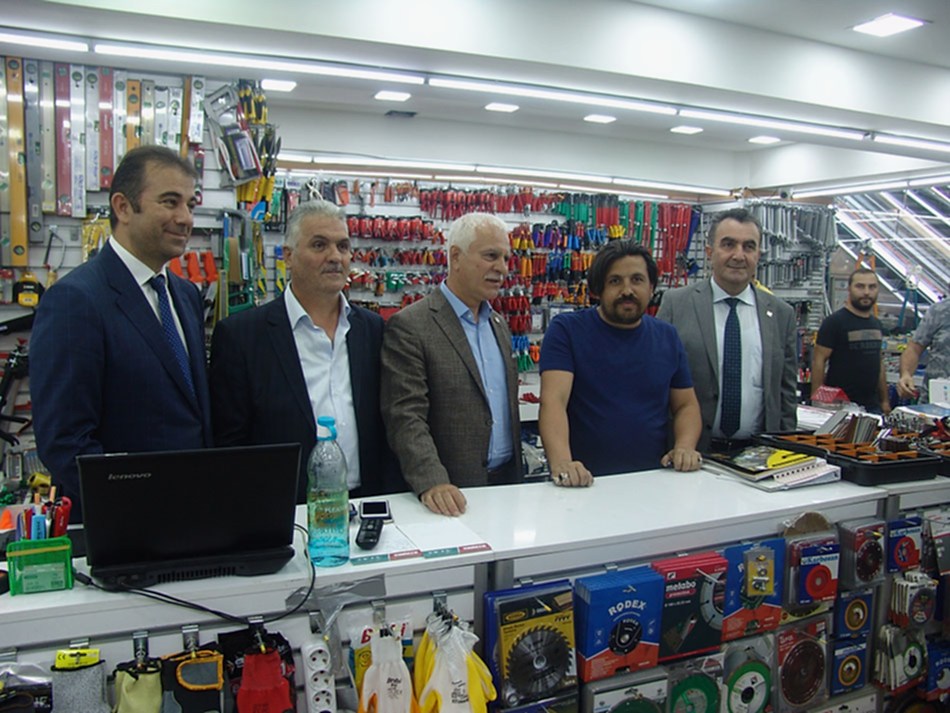 Koray Aydın Hacı Demir Harun Ağırbaş Esnaf Ziyareti