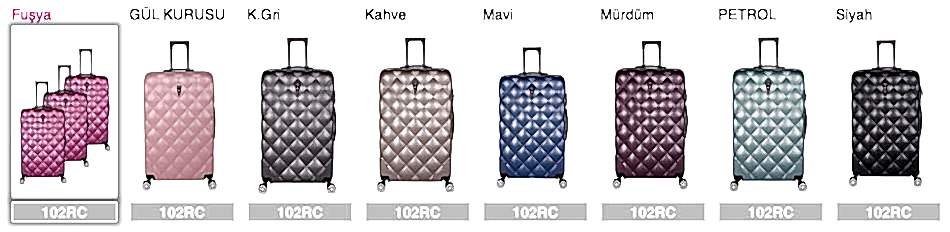 Cap Polo 102RC Valiz Renk Seçenekleri