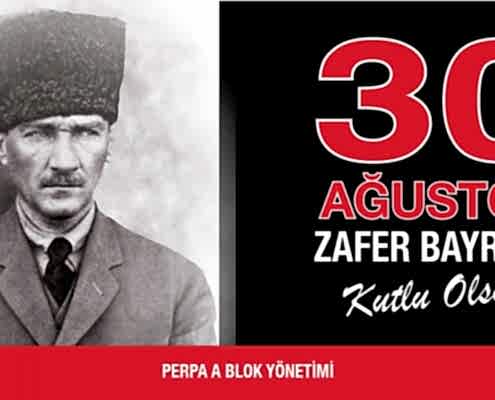 30 Ağustos Zafer Bayramı Kutlu Olsun