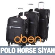 Polo Horse Siyah Ultra Lux Valiz