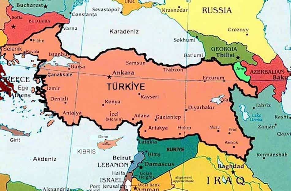 Misak-ı Milli Haritası