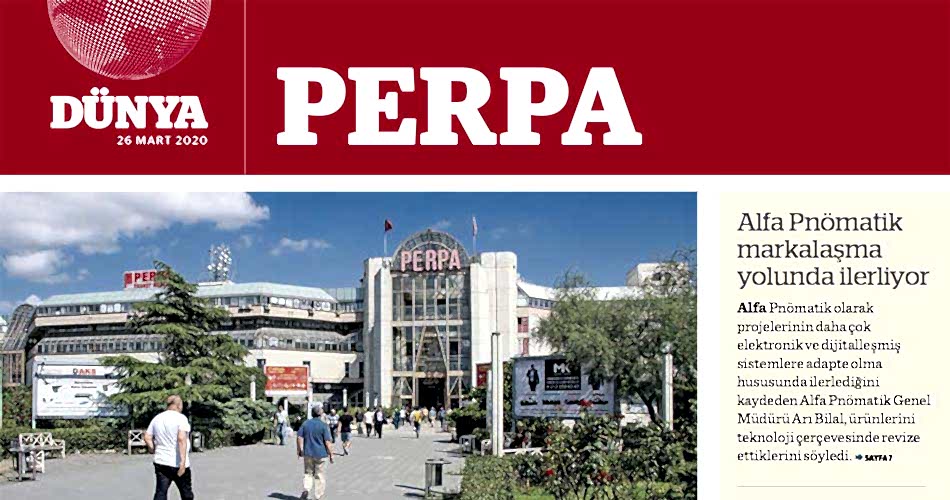 Dünya Gazetesi Perpa Eki Yayınlandı