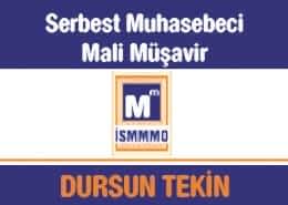 Dursun Tekin Serbest Muhasebeci Mali Müşavir