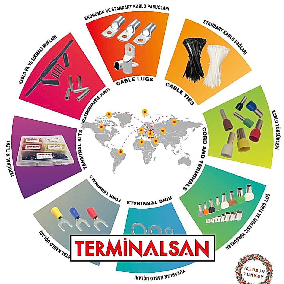 Terminalsan Kablo Yüksükleri