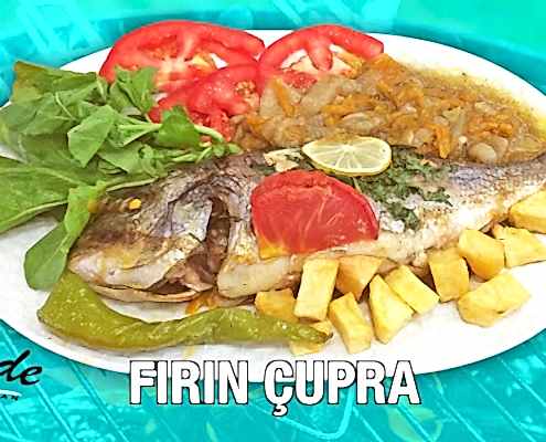 Alazade Fırında Çupra Balığı