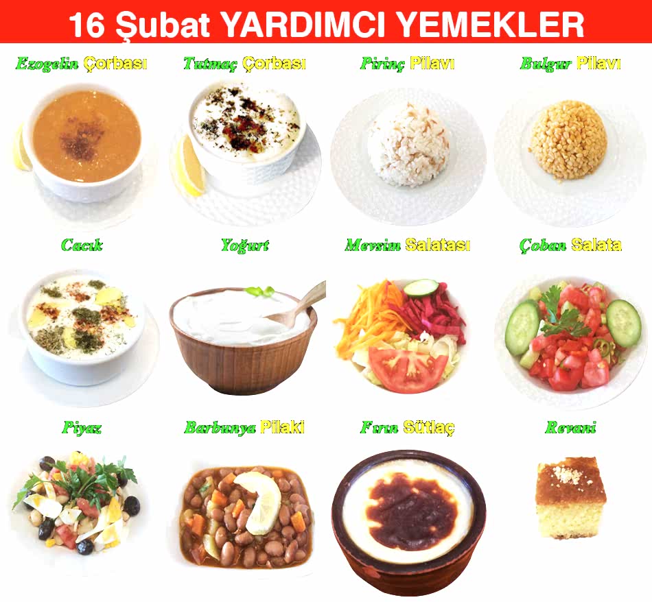 Alazade Restoran 16 Şubat Yardımcı Yemekler